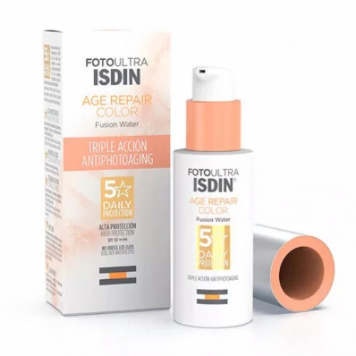Isdin fotoultra age repair color spf 50 (1 envase 50 ml)
