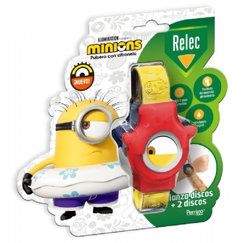 Relec pulsera inf minions roja