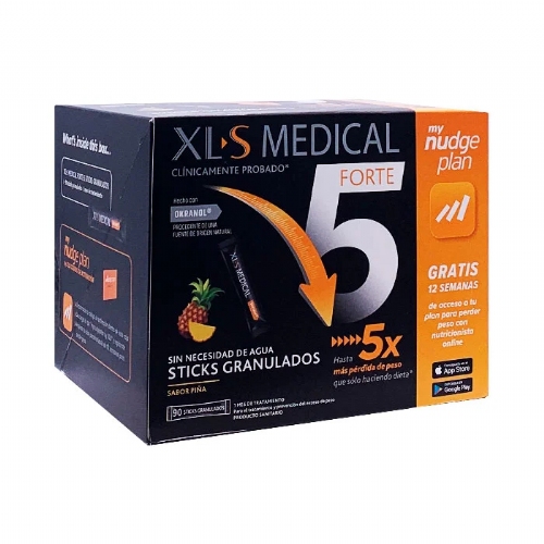Xls medical forte 5 (90 sticks granulado sabor piña)
