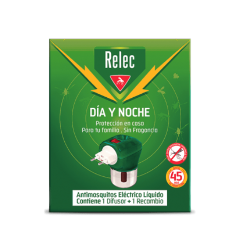 Relec dia y noche antimosquitos electrico liquido on off (1 difusor + recambio)