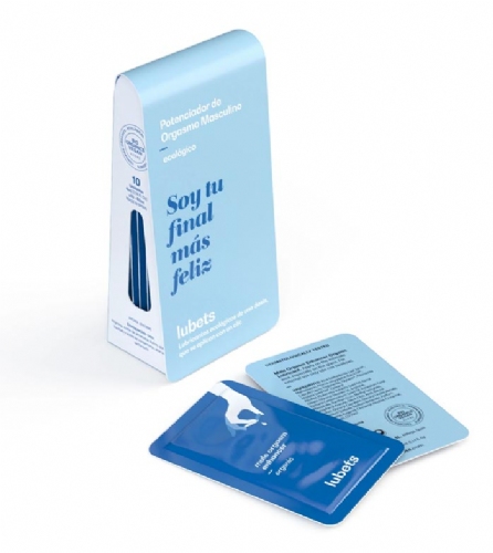 Lubets lubricante ecologico potenciador de orgasmo masculino (10 monodosis 4 ml aroma jengibre)