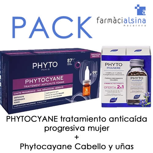 Pack phytocyane woman 12 amp + phyto phan 250 cp