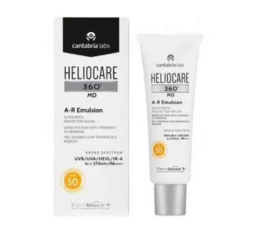 Heliocare 360º md a-r emulsion protector solar piel sensible con tendencia a rojeces spf 50+  1 tubo