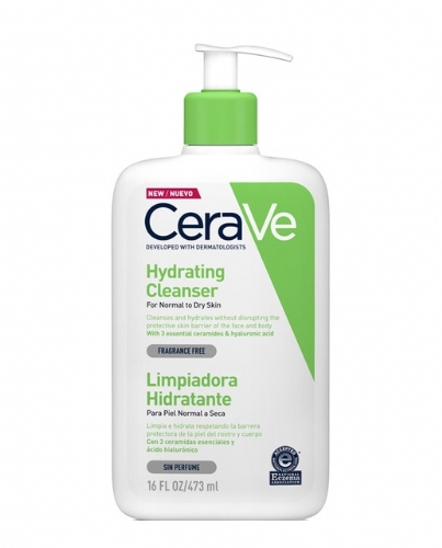 Cerave limpiadora hidratante  1 envase 473 ml recarga
