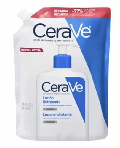 Cerave crema hidratante  1 envase 473 ml recarga