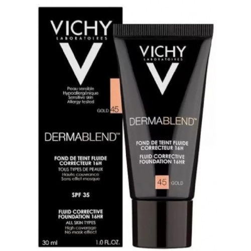 Dermablend fondo de maquillaje corrector - vichy cosmetica correctora (30 ml 45 gold)