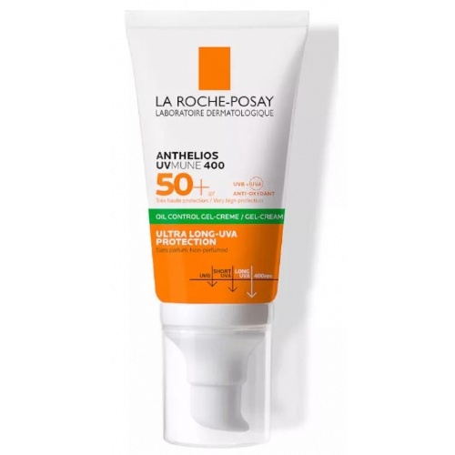 Anthelios xl spf 50+ gel crema toque seco (sin perfume 50 ml)