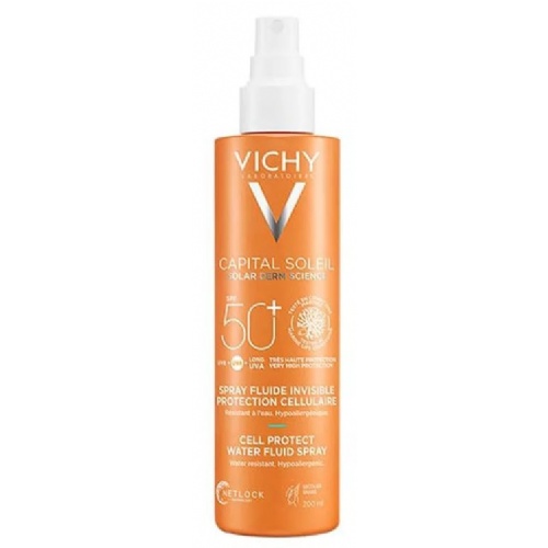 Capital soleil cell protect water fluid spf 50+ spray (1 envase 200 ml)