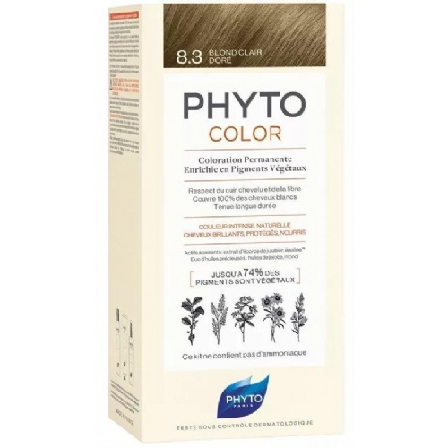Phytocolor 8.3 rubio claro dor