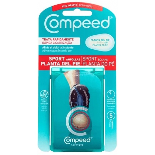 Compeed sport ampollas planta del pie (5 u)