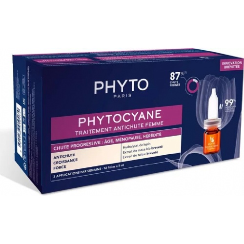 Phytocyane caida progresiva 12 ampollas