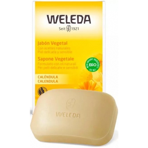Weleda jabon vegetal calendula (1 envase 100 g)