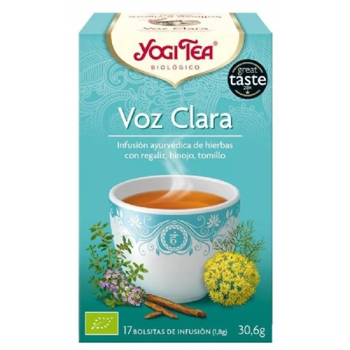Yogi tea voz clara