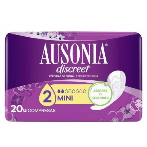 Absorb inc orina muy ligera - ausonia discreet (mini 20 u)