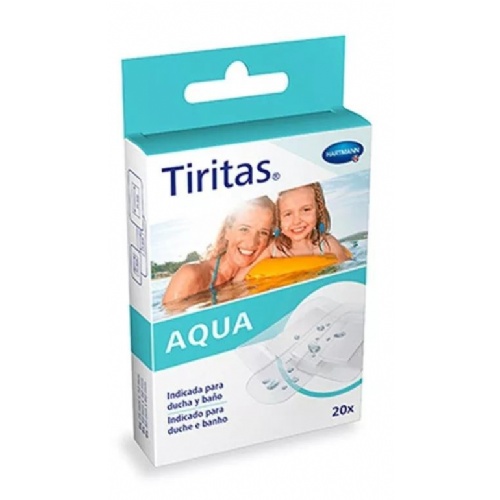 Tiritas aqua - aposito adhesivo (20 unidades 3 tamaños)