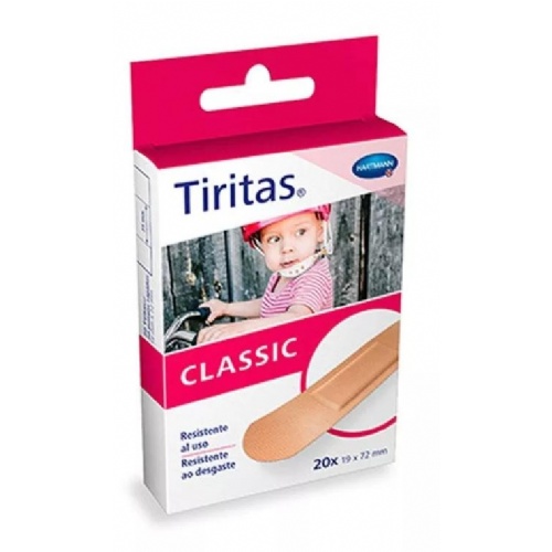 Tiritas classic - aposito adhesivo (20 unidades 72 mm x 19 mm)