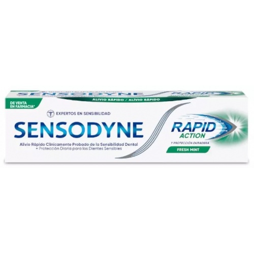 Sensodyne rapid pasta dental - fresh mint (1 envase 75 ml)