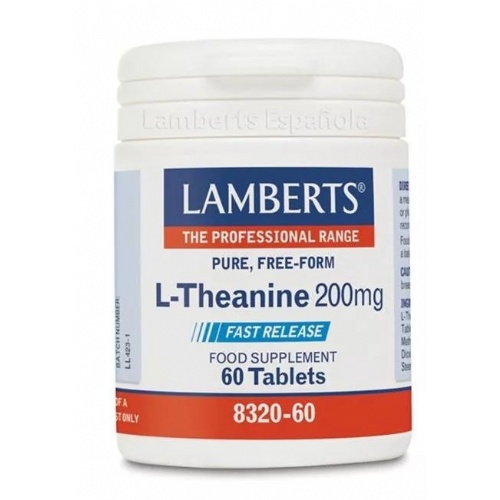 L-theanine 200mg 60 comp lamberts