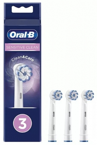 Cepillo dental electrico recargable oral-b sensitive clean recambio 3 unidades - oral-b sensitive cl