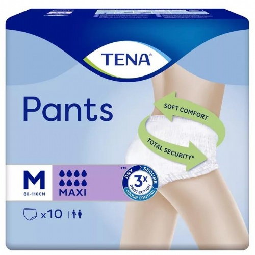 Absorb inc orina - tena pants maxi (t- med 10 u)