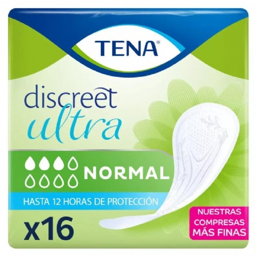 Absorbente incontinencia orina ligera - tena discreet mini plus (16 unidades)