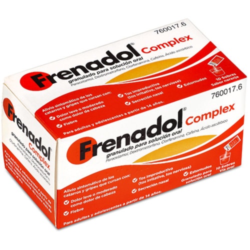 FRENADOL COMPLEX GRANULADO PARA SOLUCION ORAL , 10 sobres