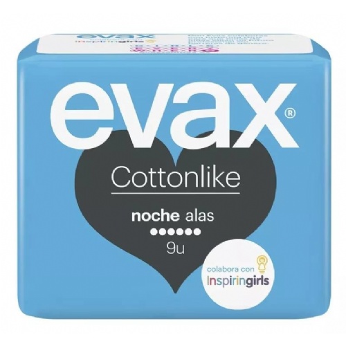 Compresas higienicas femeninas evax cottonlike n