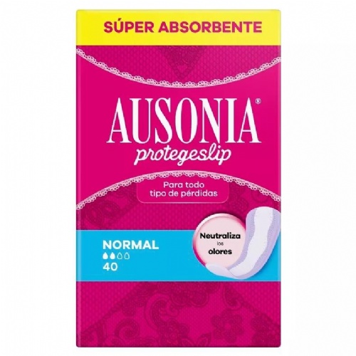 Protectores ausonia - protege slip (normal 40 u)