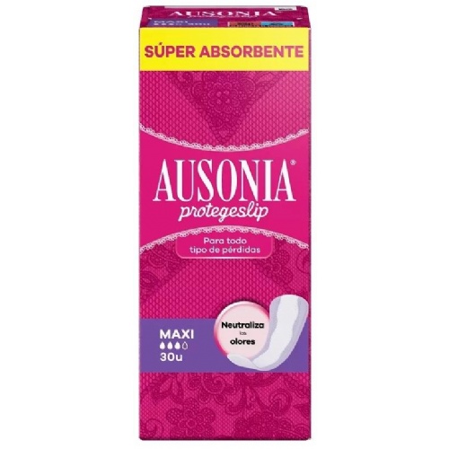 Protectores ausonia - protege slip (maxi 30 u)