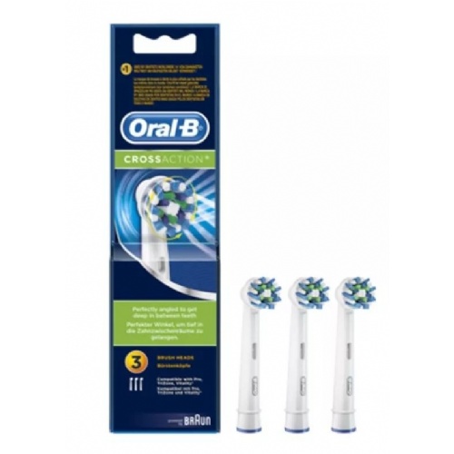 Cepillo dental electrico recambio - oral-b pro cross action (3 cabezales)