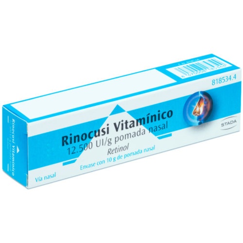RINOCUSI VITAMÍNICO 12.500 UI/g POMADA NASAL, 1 tubo de 10 g