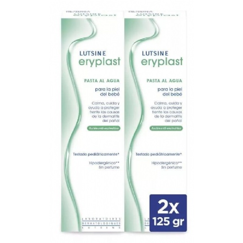 E45 lutsine eryplast pasta al agua (2 tubos 125 g duplo)