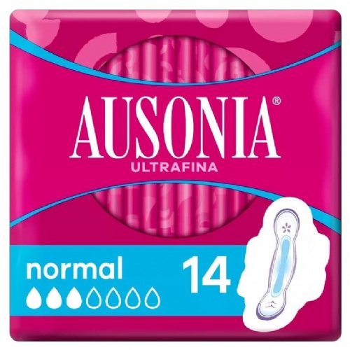 Compresas higienicas femeninas - ausonia airdry (normal alas 14 u)