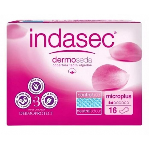 Indasec compresa perdidas leves (microplus 70 ml 16 u)