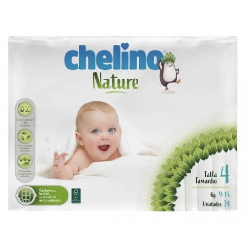 Pañal infantil - chelino nature (t - 4 34 u)