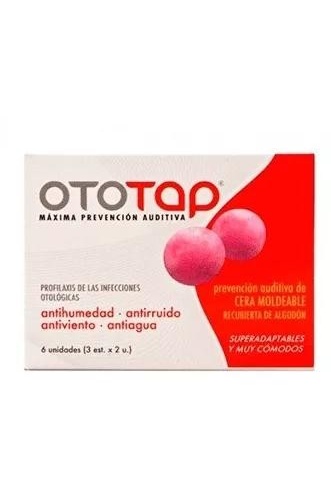 Tapones oidos cera - ototap (6 u)