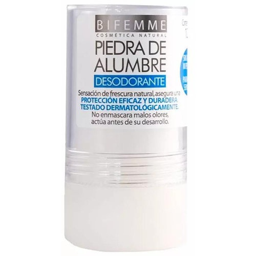 Desodorante piedra alumbre 120g bifemme