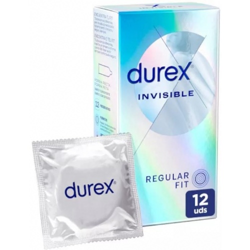 Durex invisible extra fino extra sensitivo - preservativos (12 unidades)
