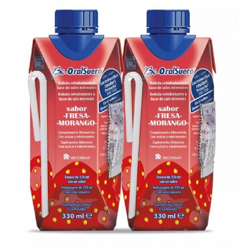 Bioralsuero (2 tetrabriks 330 ml sabor fresa)