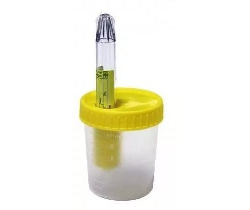 Alvita envase recogida orina c/ tubo de vacio (kit esteril)