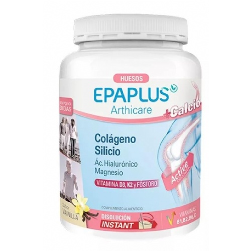 Epaplus colageno + silicio + hialuronico - + magnesio + calcio polvo (sabor vainilla 383.01 g)