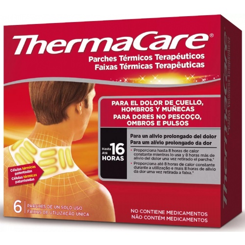 Thermacare cuello hombro 6 uds + REGALO MAGNESIO LEOTRON 60C