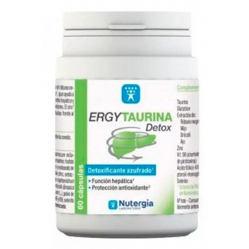 Ergytaurina detox 60 cap nutergia