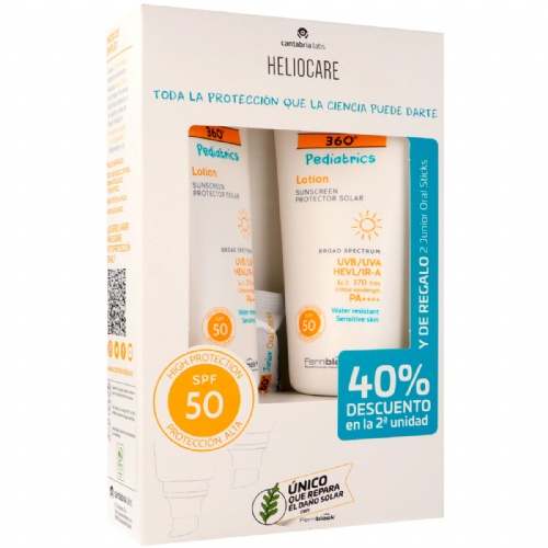 Heliocare 360º spf 50 pediatrics lotion duplo