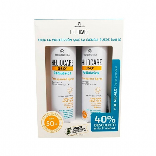 Heliocare 360º spf 50+ pediatrics spray duplo