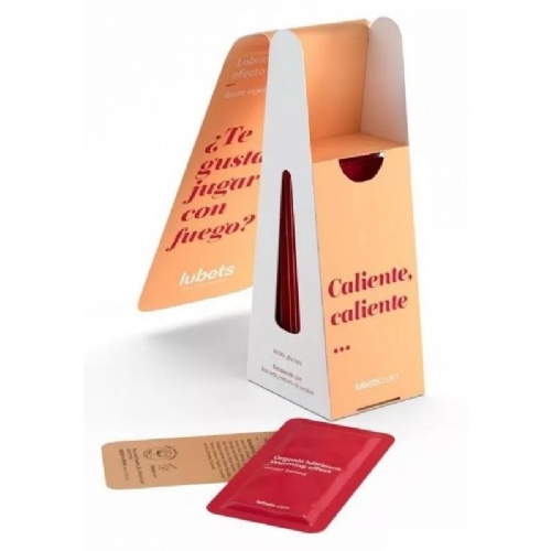 Lubets lubricante ecologico efecto calor (10 monodosis 4 ml aroma vainilla)