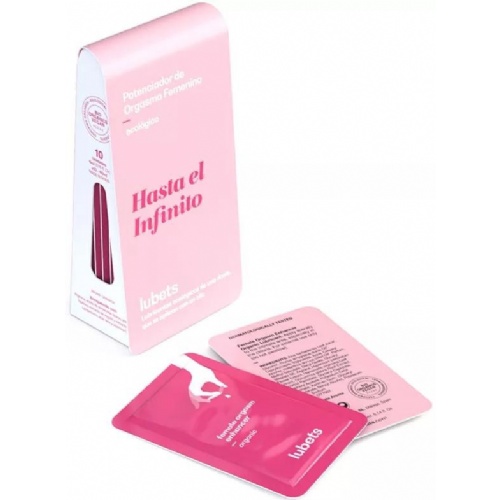 Lubets lubricante ecologico potenciador de orgasmo femenino (10 monodosis 4 ml aroma granada)