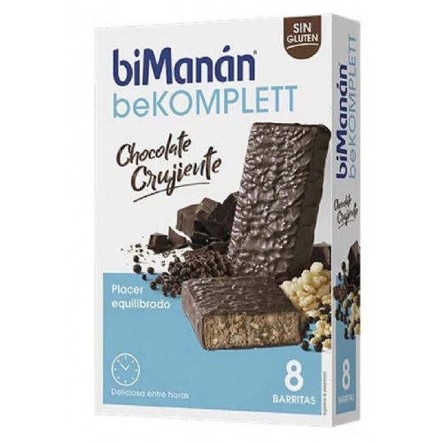 Bimanan bekomplett snack barritas (chocolate crujiente 280 g 8 barritas x 35 g)
