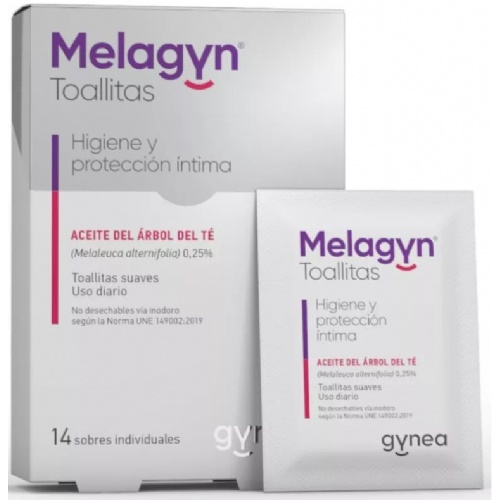 Melagyn toallitas (14 u sobres individuales)