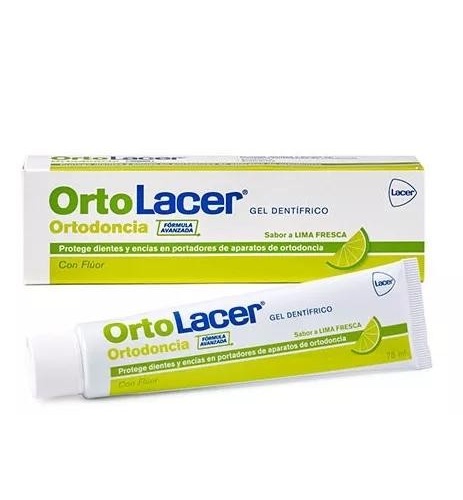 Ortolacer gel dentifrico (75 ml lima fresca)